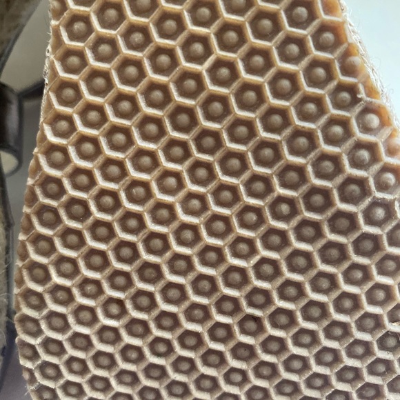 RSVP 4 1/2” metallic espadrilles wedges size9 - Picture 10 of 10